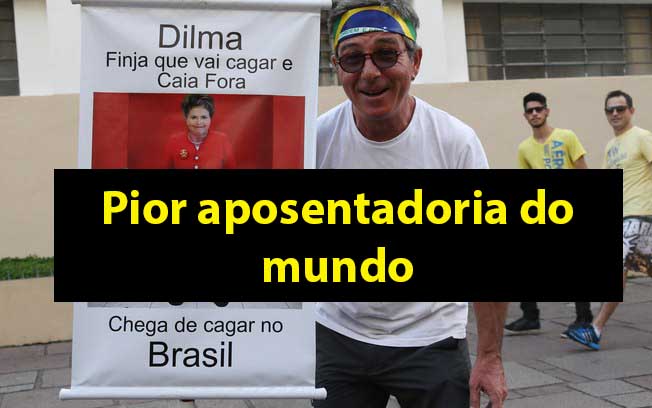 Brasil terá a pior aposentadoria do mundo com Temer/PSDB