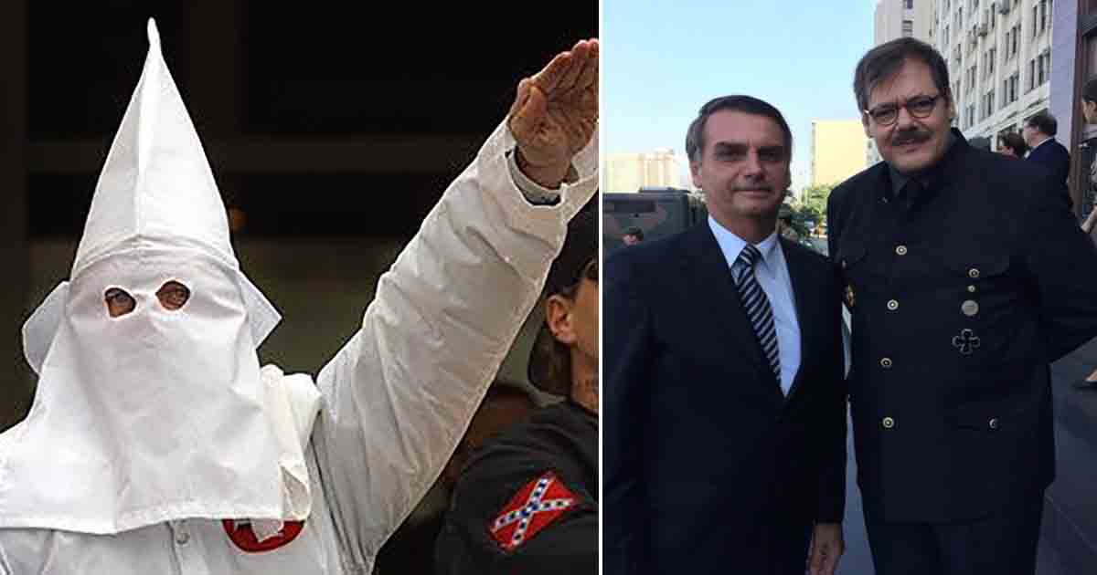 Ex-líder da Ku Klux Klan, grupo que linchava negros nos EUA, diz que Bolsonaro “soa como eles”