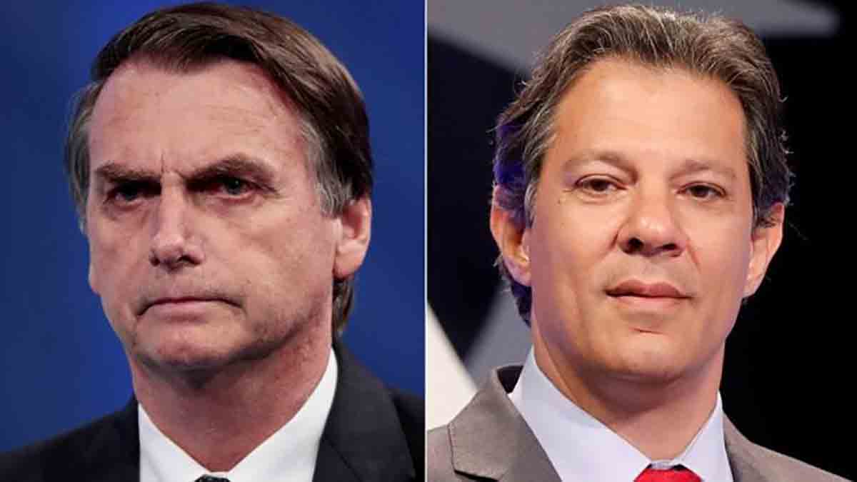 Haddad provoca Bolsonaro: “Vem falar pro povo o que você fez em 28 anos”