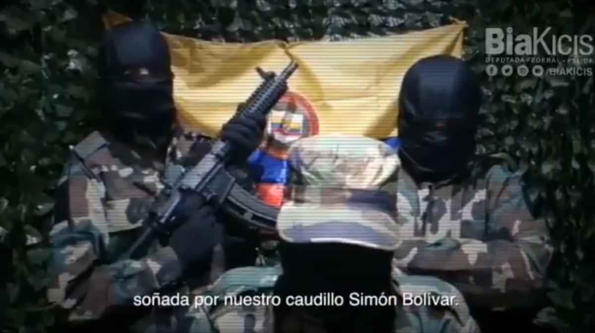 Deputada bolsonarista divulga vídeo fake das FARC para liga-lo a Lula