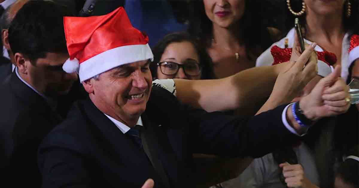 Bolsonaro deseja: Feliz Natal, mesmo sem carne para algumas pessoas