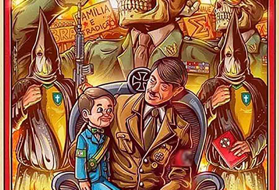 Em apoio ao “Facada Fest” banda Punk lança cartaz contra Bolsonaro