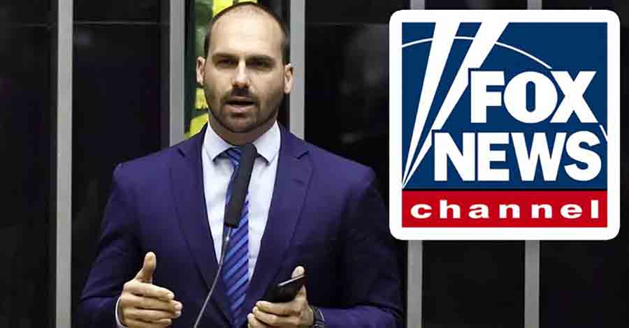 Jornalistas da FOX : Eduardo mudou versão sobre Bolsonaro ter coronavírus