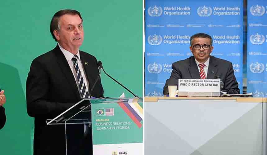 OMS declara coronavírus pandemia, Bolsonaro disse que gravidade era “fantasia”