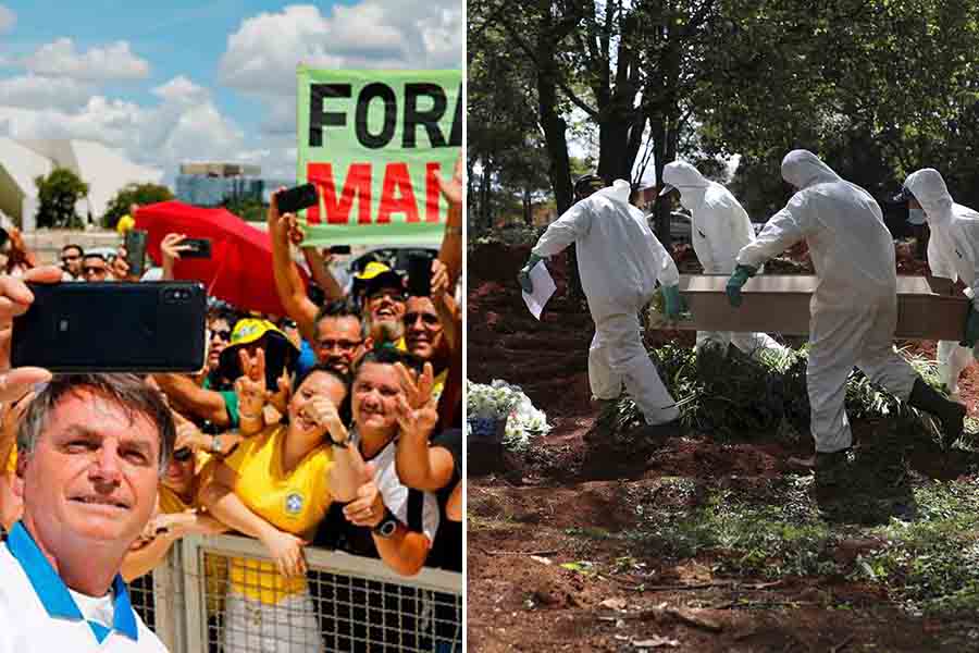 Brasil ultrapassa 8 mil mortes por coronavírus e bate recorde