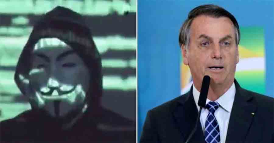 Anonymous pede investigação de ligação Bolsonaro com traficante de crianças