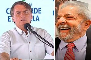 Bolsonaro e Lula rindo