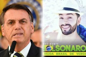 Bolsonaro e assassino do petista, Marcelo Arruda.