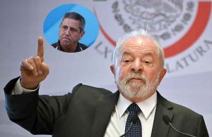 Lula apontando dedo Braga Netto