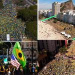 Atos pró-anistia e contra Lula flopam, veja as imagens aéreas e compare